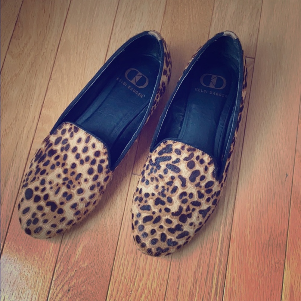 Leopard/animal print Kelsi Dagger loafers
